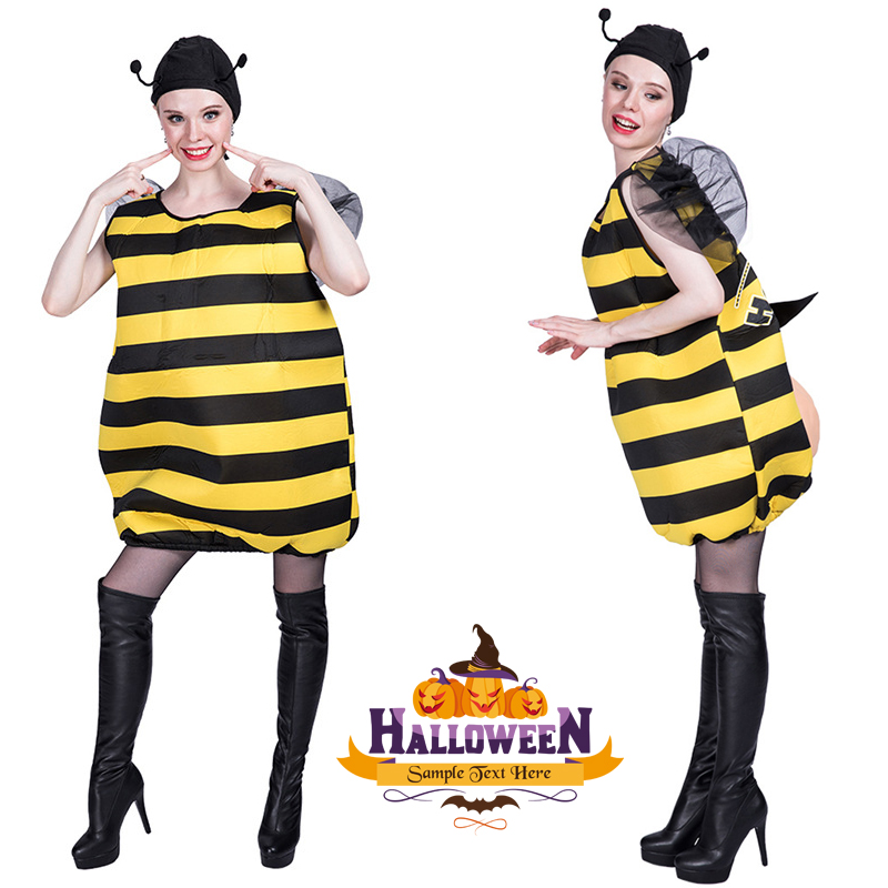 ハロウィン衣装 大人用 女性用 昆虫 ミツバチに変身 コスプレ衣装 コスチューム ハロウィン 衣装 レディース ガールズ ハロウィーン